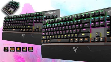 gamdias hermes m1 7 color mechanical gaming keyboard